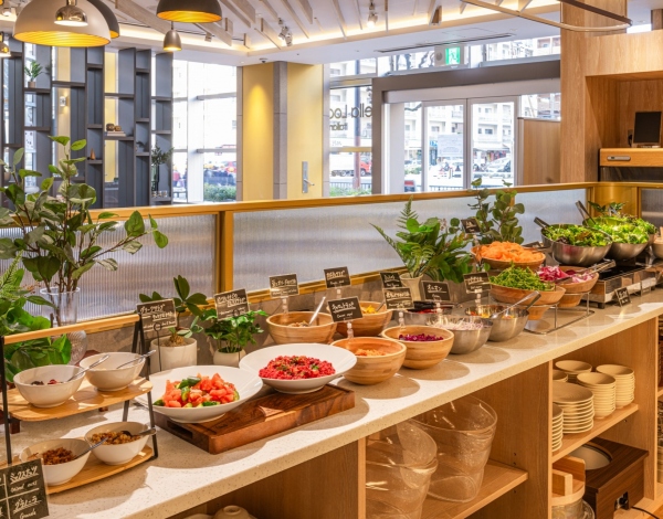 野菜ビュッフェレイアウト